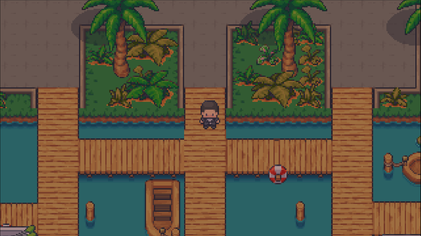 Ingame-Szene: Hafen